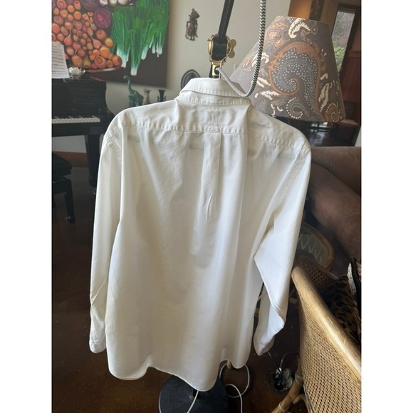 XXL Ralph Lauren White Oxford Button Down Shirt Pony logo classical quiet luxury - Picture 4 of 7